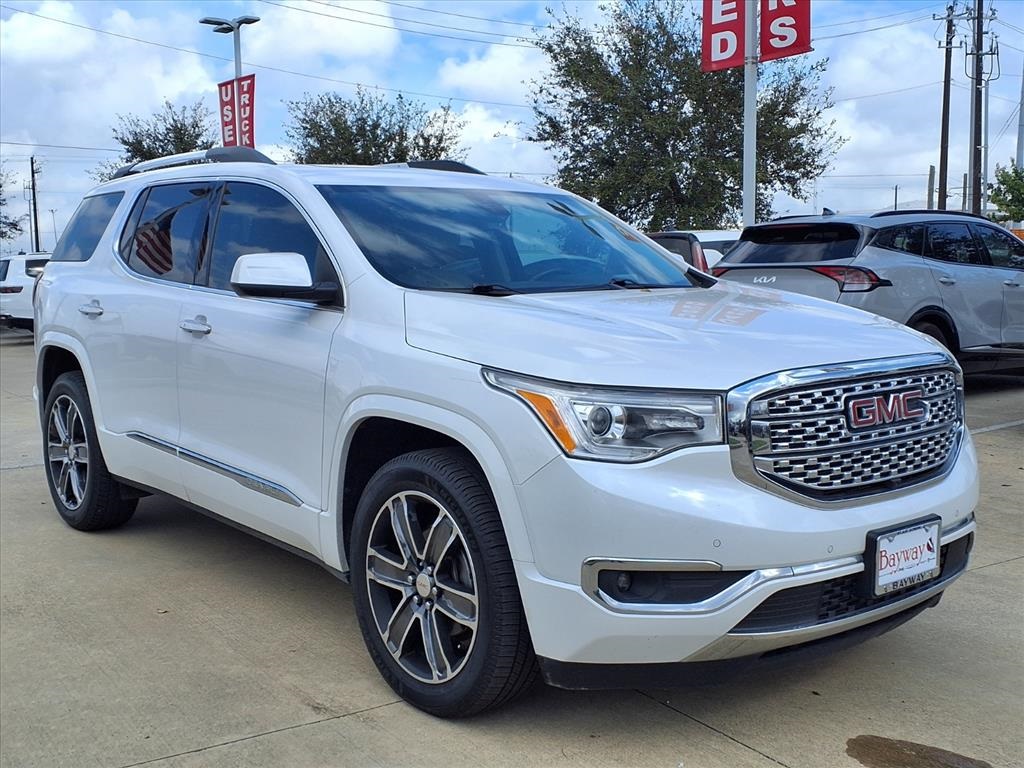2019 GMC Acadia Denali White at Emmons Autoplex