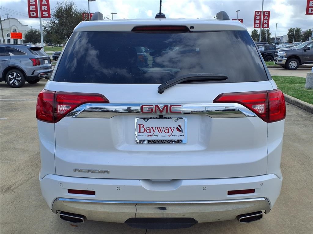 2019 GMC Acadia Denali White at Emmons Autoplex