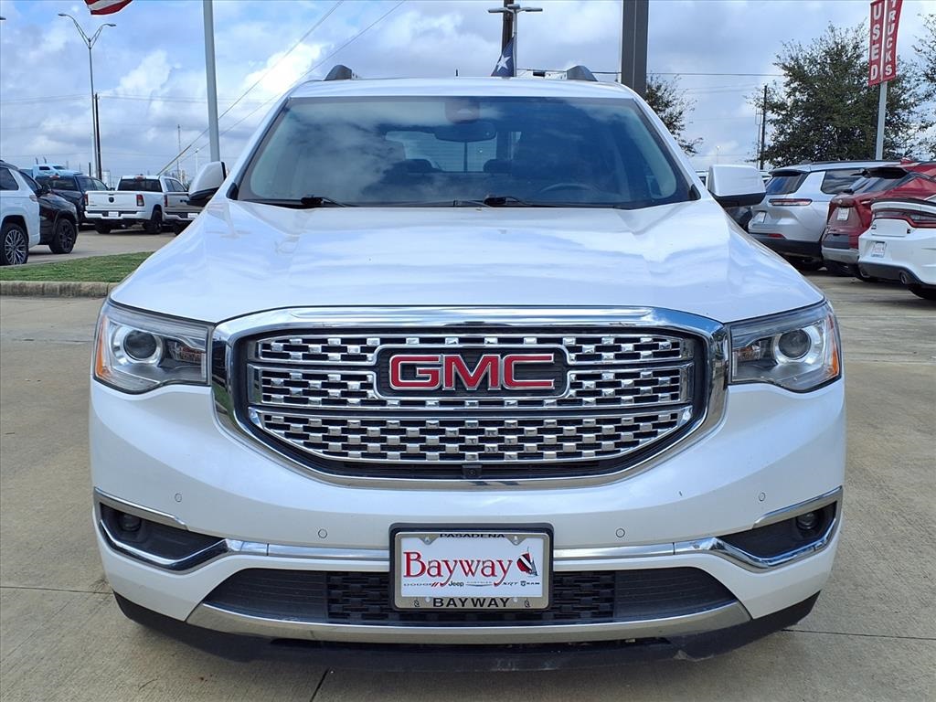 2019 GMC Acadia Denali White at Emmons Autoplex