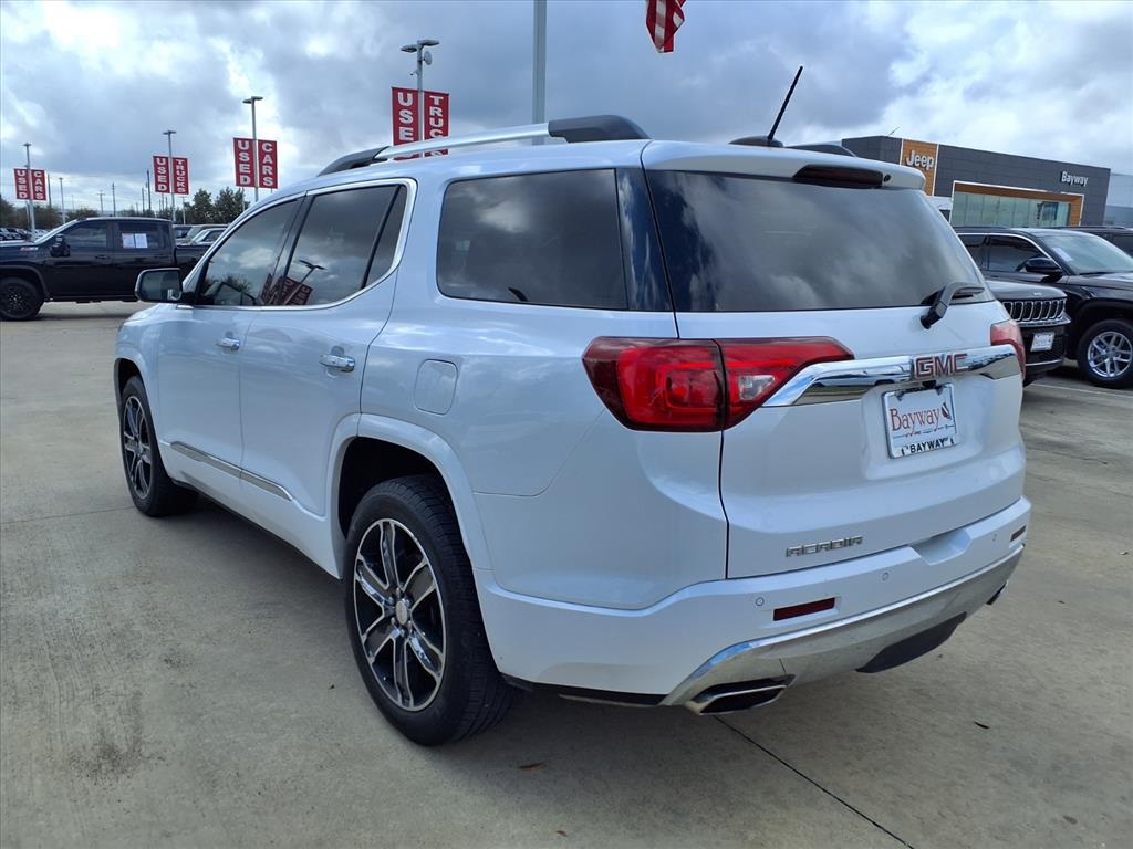 2019 GMC Acadia Denali White at Emmons Autoplex