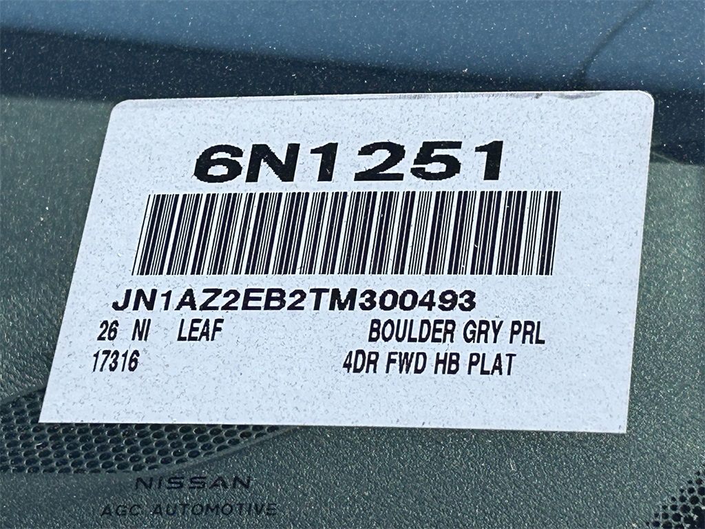 New Boulder Gray 2026 Nissan Leaf PLATINUM+ for Sale in Costa Mesa