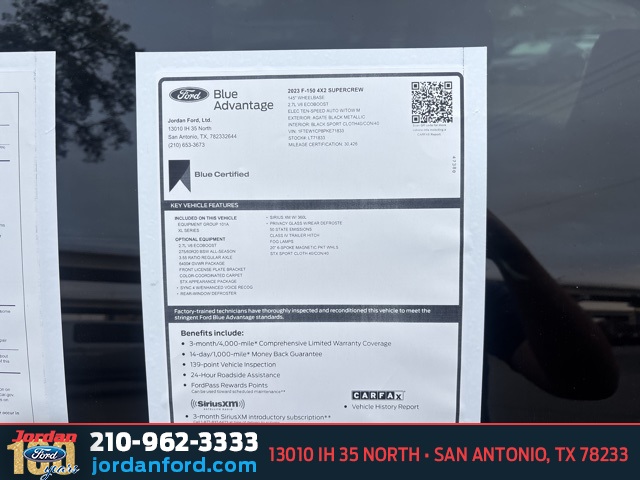 Used Car 2023 Ford F-150  Xl For Sale Under $35,000 In San Antonio, Texas