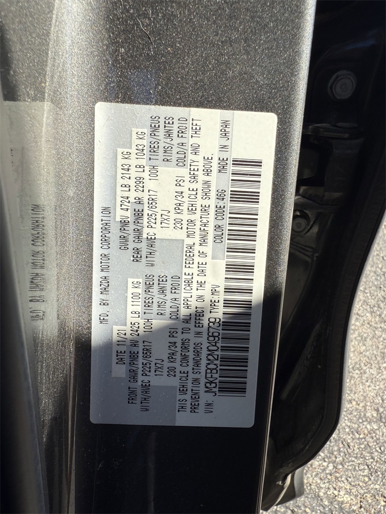 2021 Mazda CX-5 Touring Gray at Parkway Family Mazda