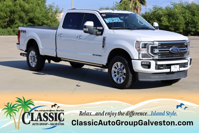 2021 Ford F-350SD Limited White at Martin Chrysler Dodge Jeep Ram