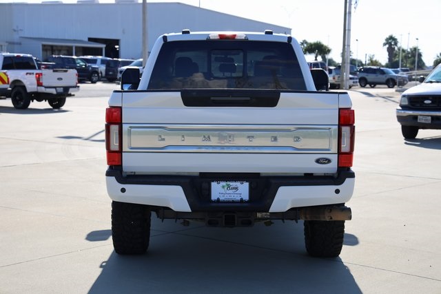 2021 Ford F-350SD Limited White at Martin Chrysler Dodge Jeep Ram