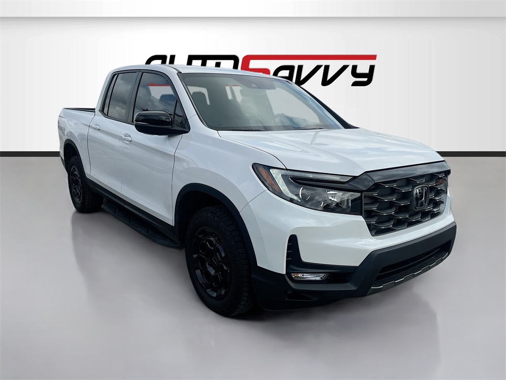 2024 Honda Ridgeline TrailSport White at AutoSavvy Houston Southwest