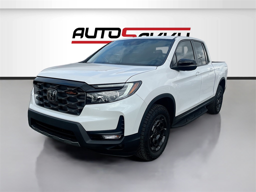 2024 Honda Ridgeline TrailSport White at AutoSavvy Houston Southwest