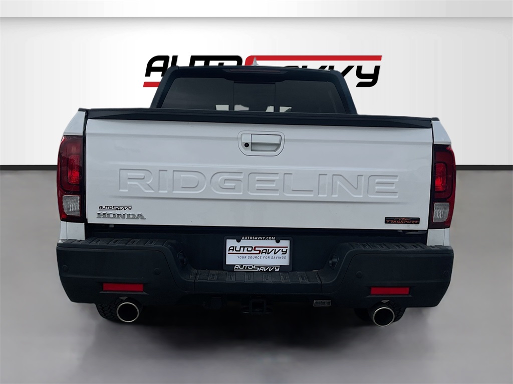 2024 Honda Ridgeline TrailSport White at AutoSavvy Houston Southwest