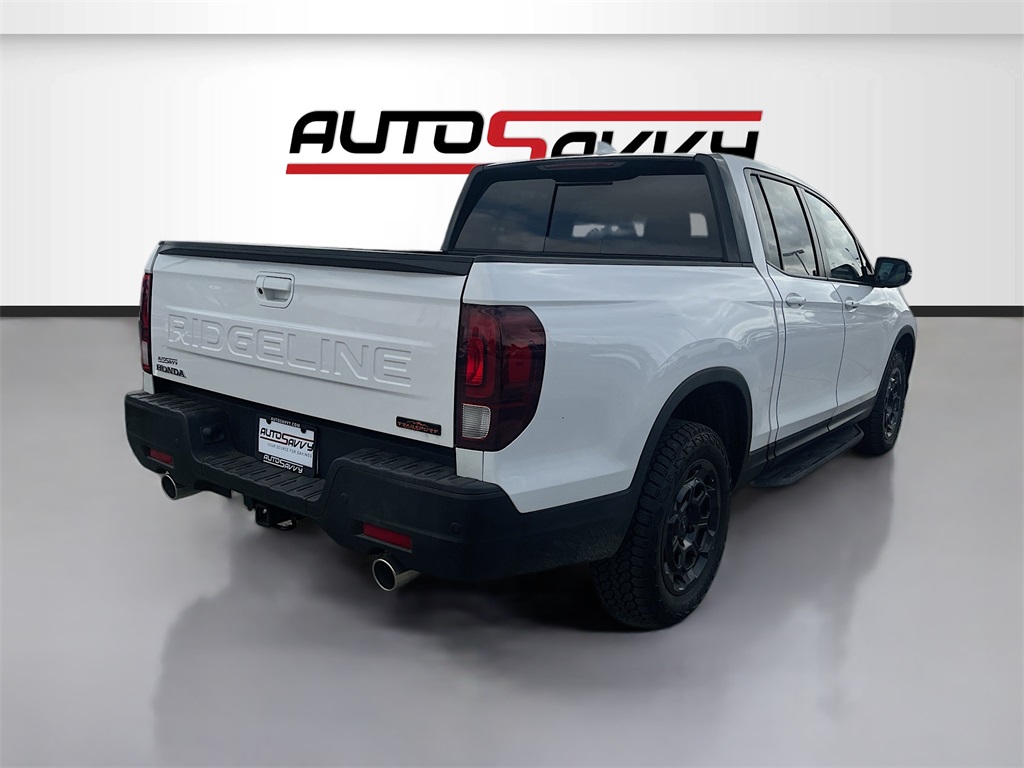 2024 Honda Ridgeline TrailSport White at AutoSavvy Houston Southwest