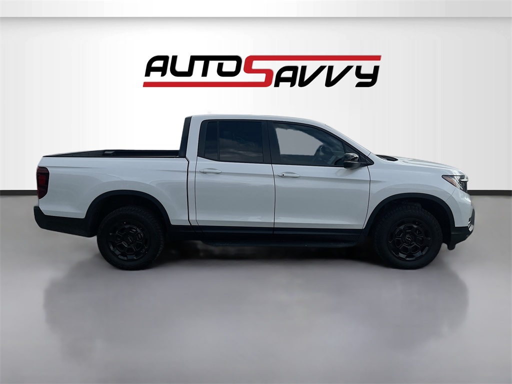 2024 Honda Ridgeline TrailSport White at AutoSavvy Houston Southwest