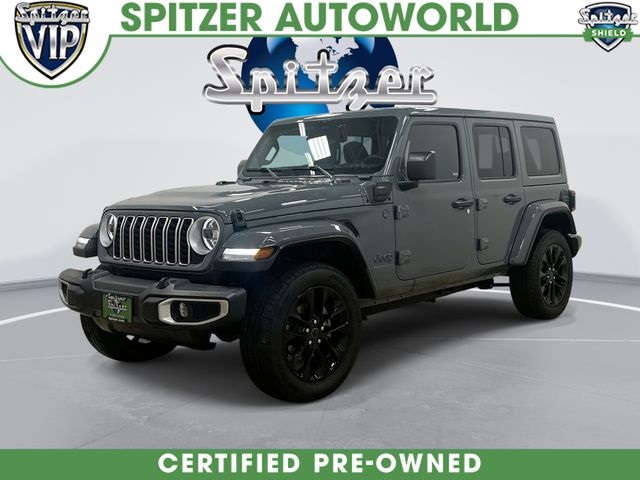 Anvil Clear Coat 2025 Jeep Wrangler 4xe Sahara 4WD SUV / Crossover Four-Wheel Drive 8-Speed Automatic