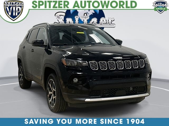 Diamond Black Crystal Pearlcoat 2026 Jeep Compass SUV / Crossover Four-Wheel Drive 8-Speed Automatic