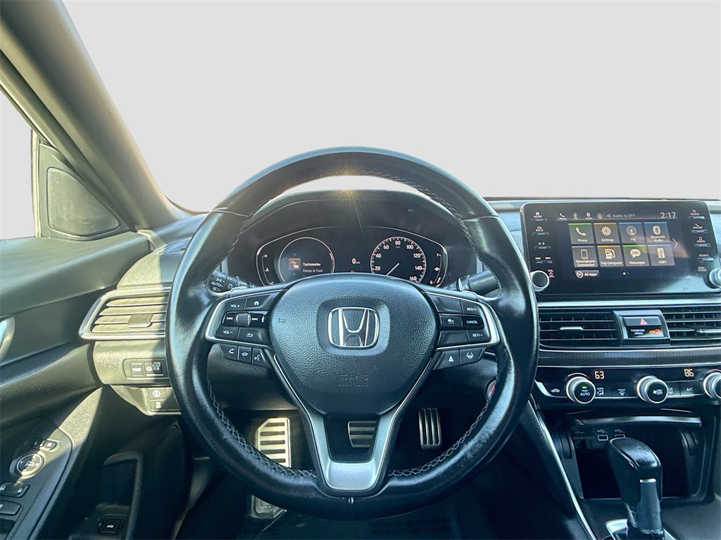 2021 Honda Accord Sport White at AutoSavvy Houston Northwest