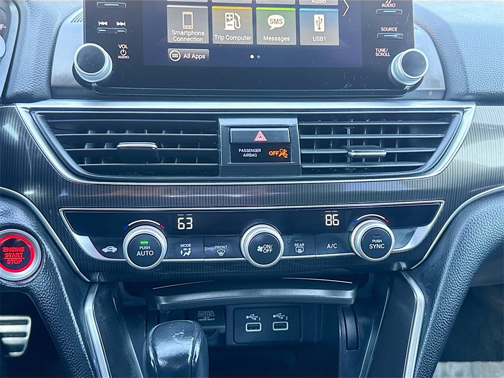 2021 Honda Accord Sport White at AutoSavvy Houston Northwest