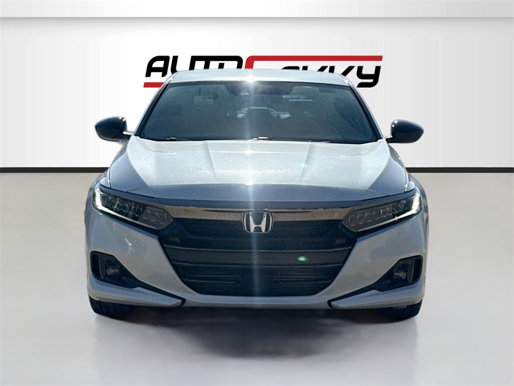 2021 Honda Accord Sport White at AutoSavvy Houston Northwest