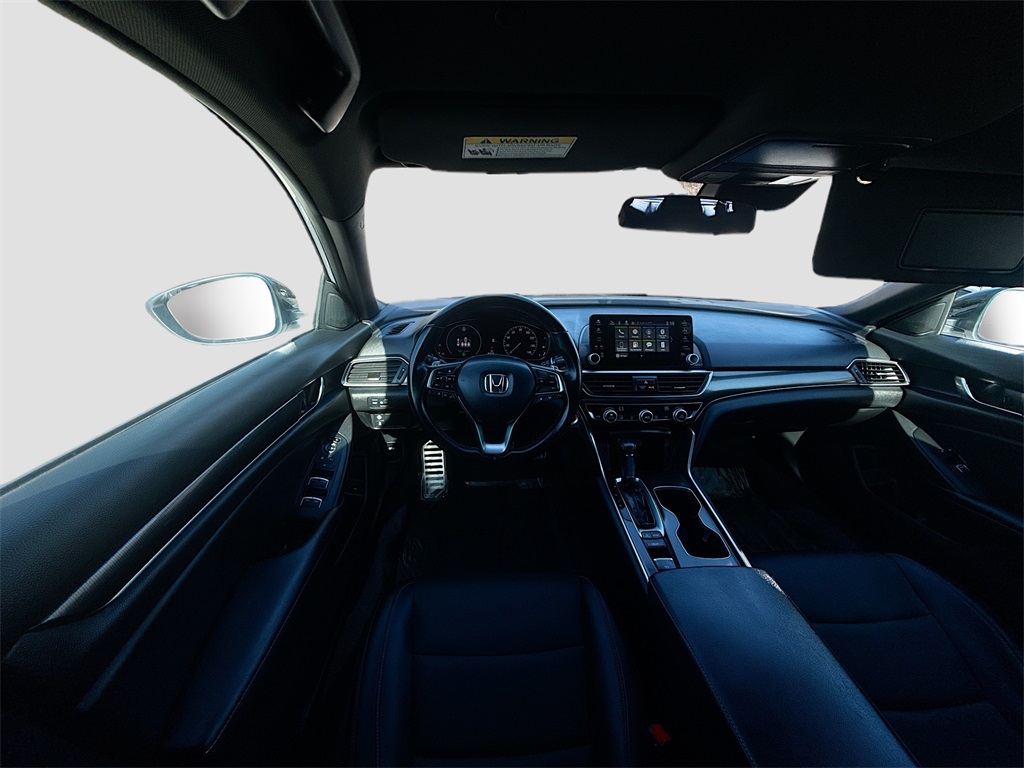 2021 Honda Accord Sport White at AutoSavvy Houston Northwest