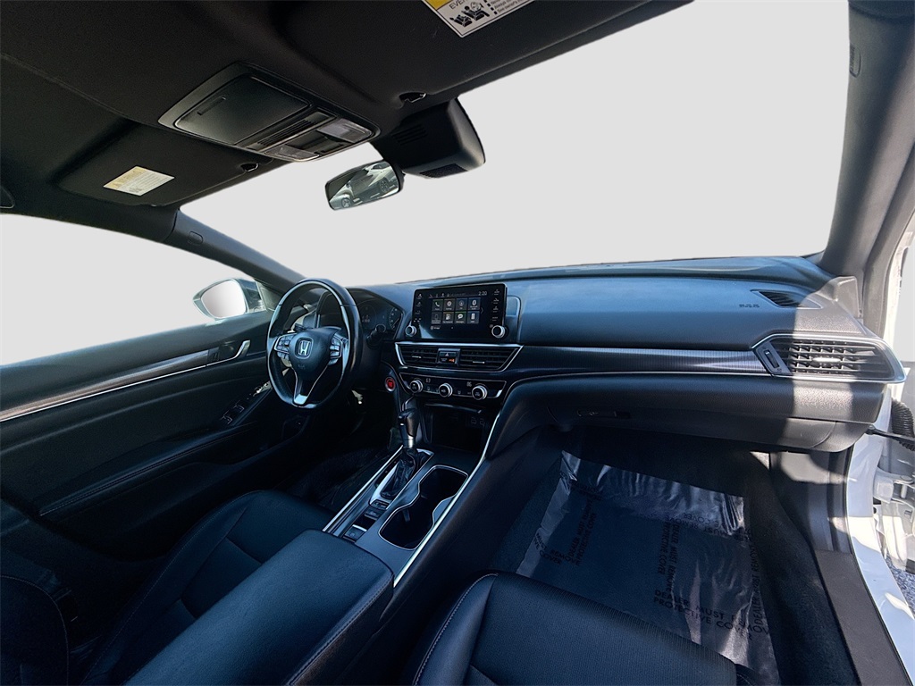 2021 Honda Accord Sport White at AutoSavvy Houston Northwest