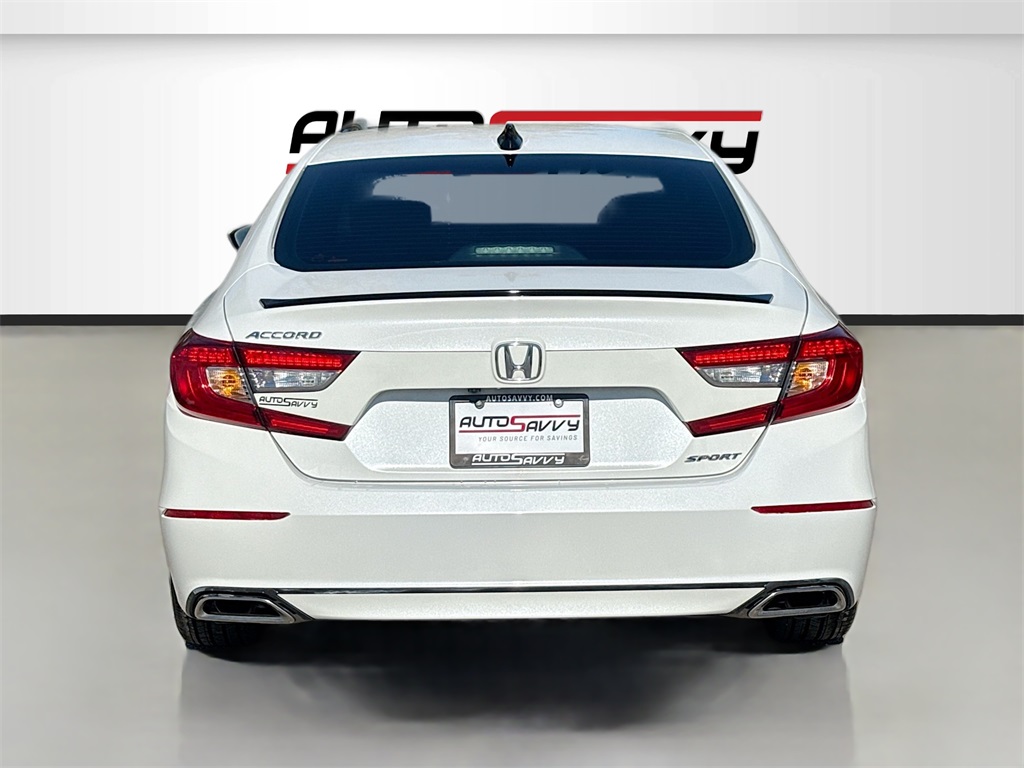 2021 Honda Accord Sport White at AutoSavvy Houston Northwest
