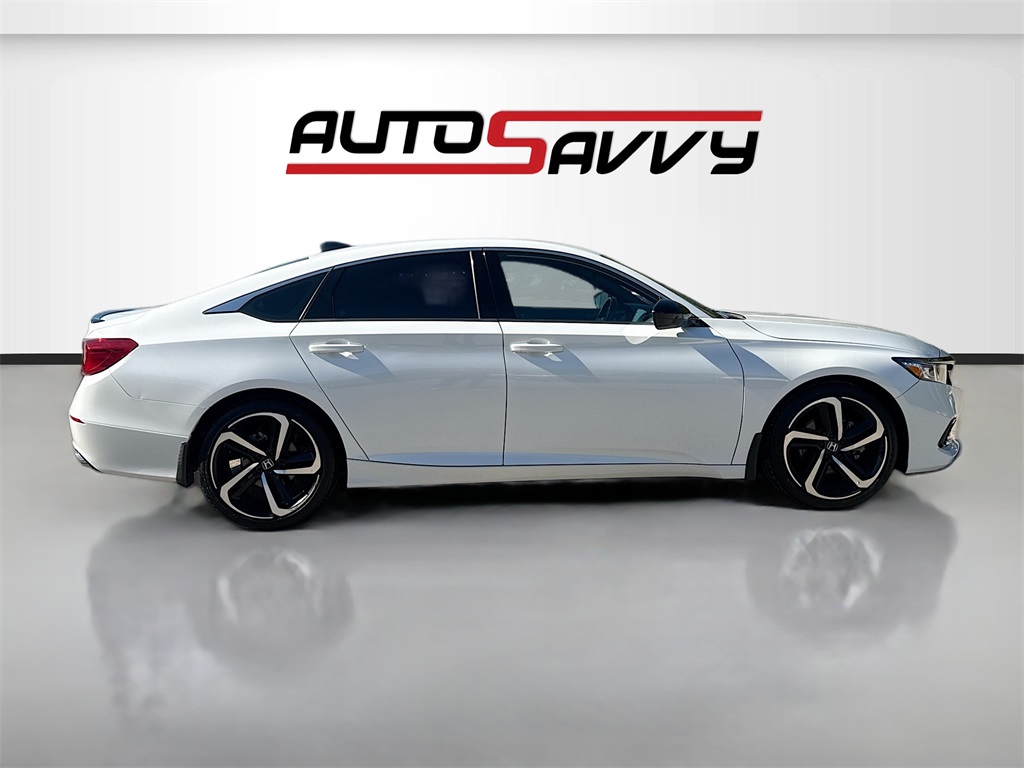 2021 Honda Accord Sport White at AutoSavvy Houston Northwest