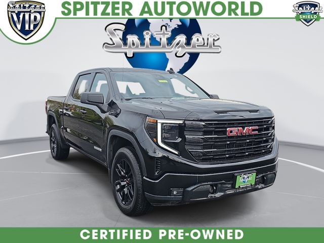 Onyx Black 2025 GMC Sierra 1500 Elevation Crew Cab 4WD Pickup Truck Four-Wheel Drive Automatic