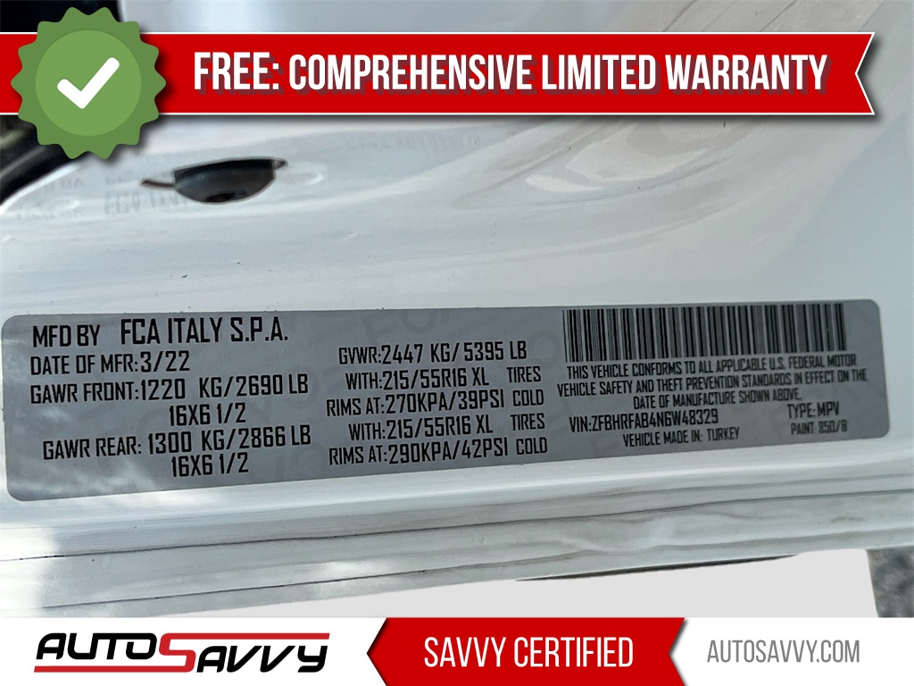 2022 Ram ProMaster City Base White at Legacy Ford