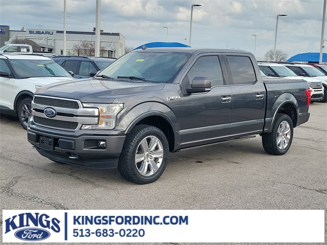 Gray (Magnetic Metallic) 2018 Ford F-150 Platinum SuperCrew 4WD Pickup Truck Four-Wheel Drive Automatic