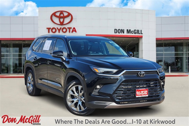 2024 Toyota Grand Highlander Limited Black at Don McGill Toyota