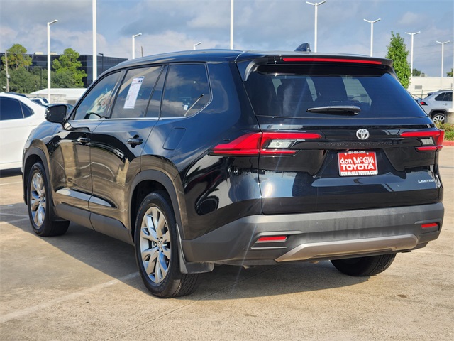 2024 Toyota Grand Highlander Limited Black at Don McGill Toyota
