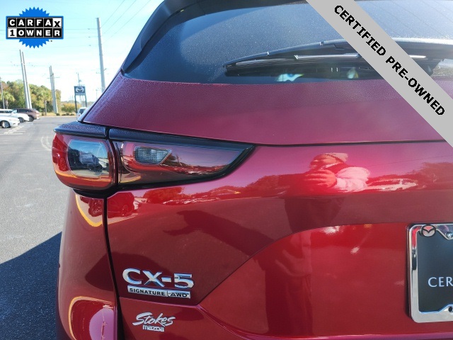2023 Mazda CX-5 2.5 Turbo Signature Red at Stokes Mazda