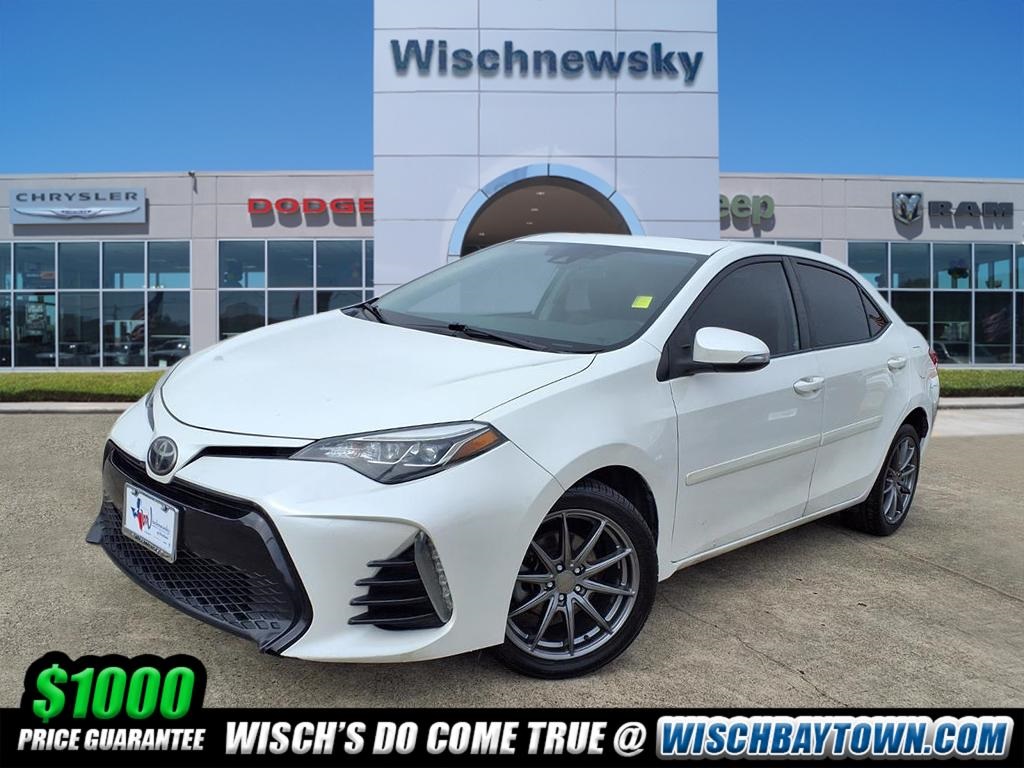 2017 Toyota Corolla L White at South Houston Nissan