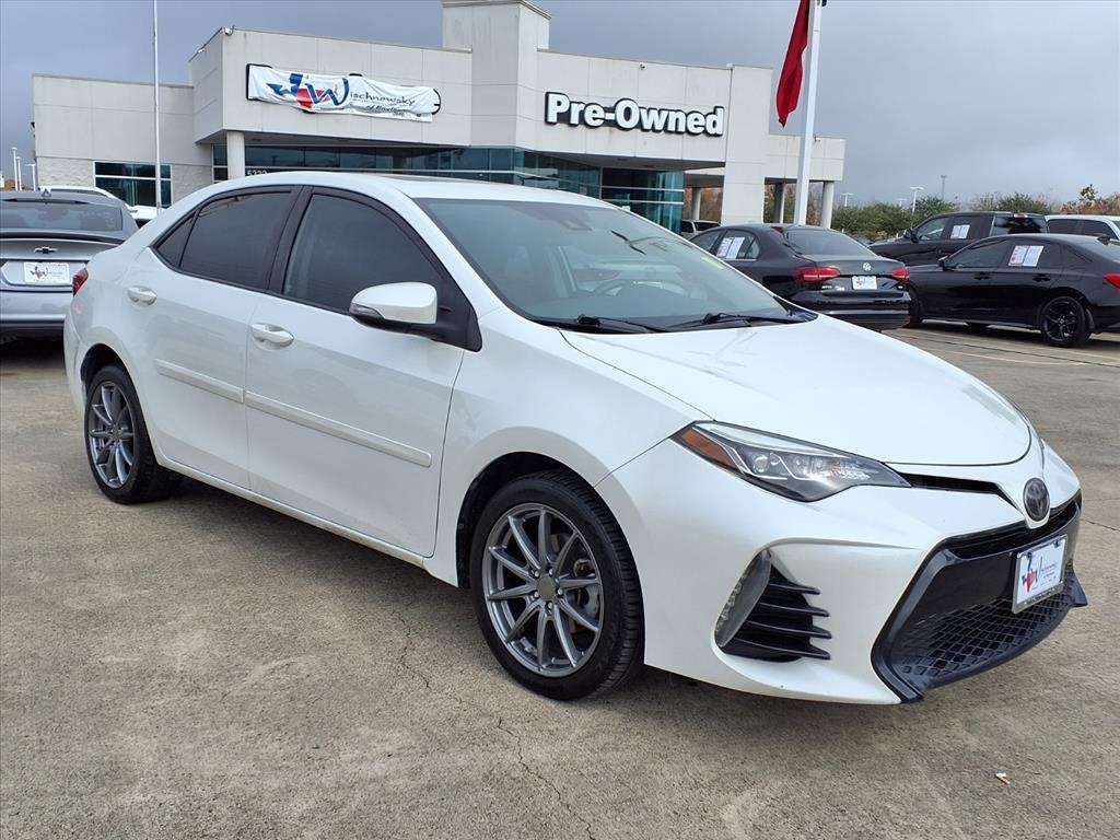 2017 Toyota Corolla L White at South Houston Nissan