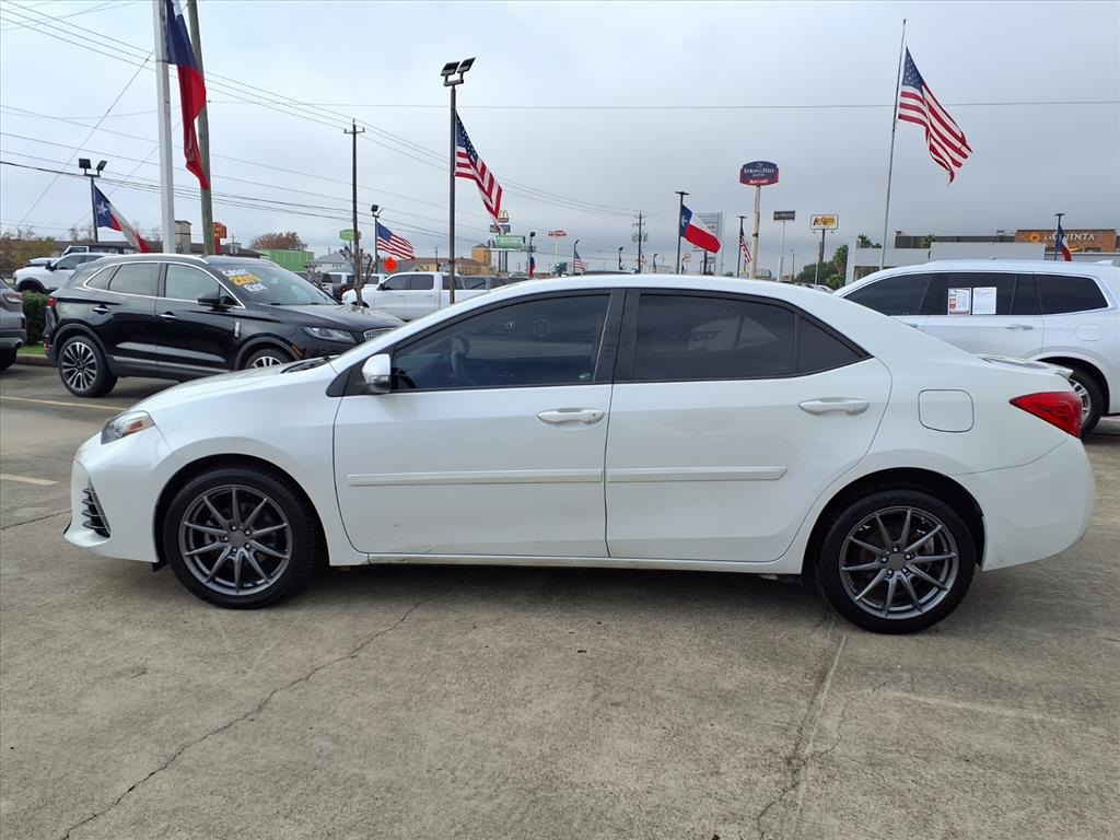 2017 Toyota Corolla L White at South Houston Nissan