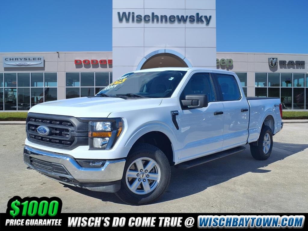 2023 Ford F-150 XL White at Texan Dodge Chrysler Jeep Ram