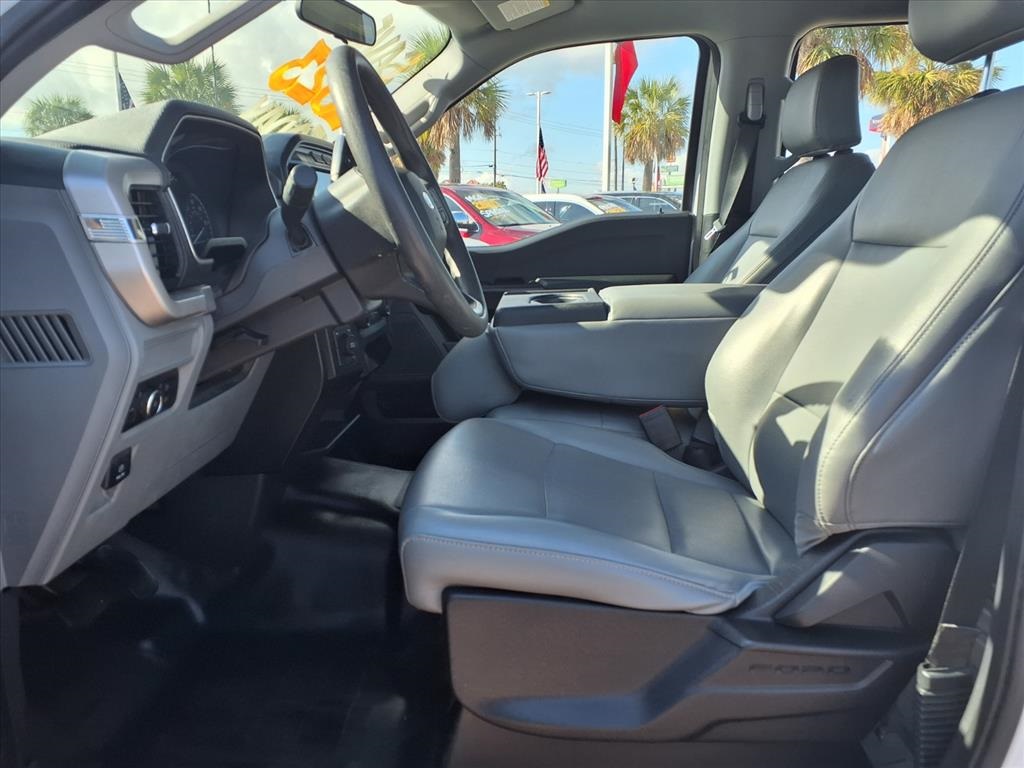 2023 Ford F-150 XL White at Texan Dodge Chrysler Jeep Ram