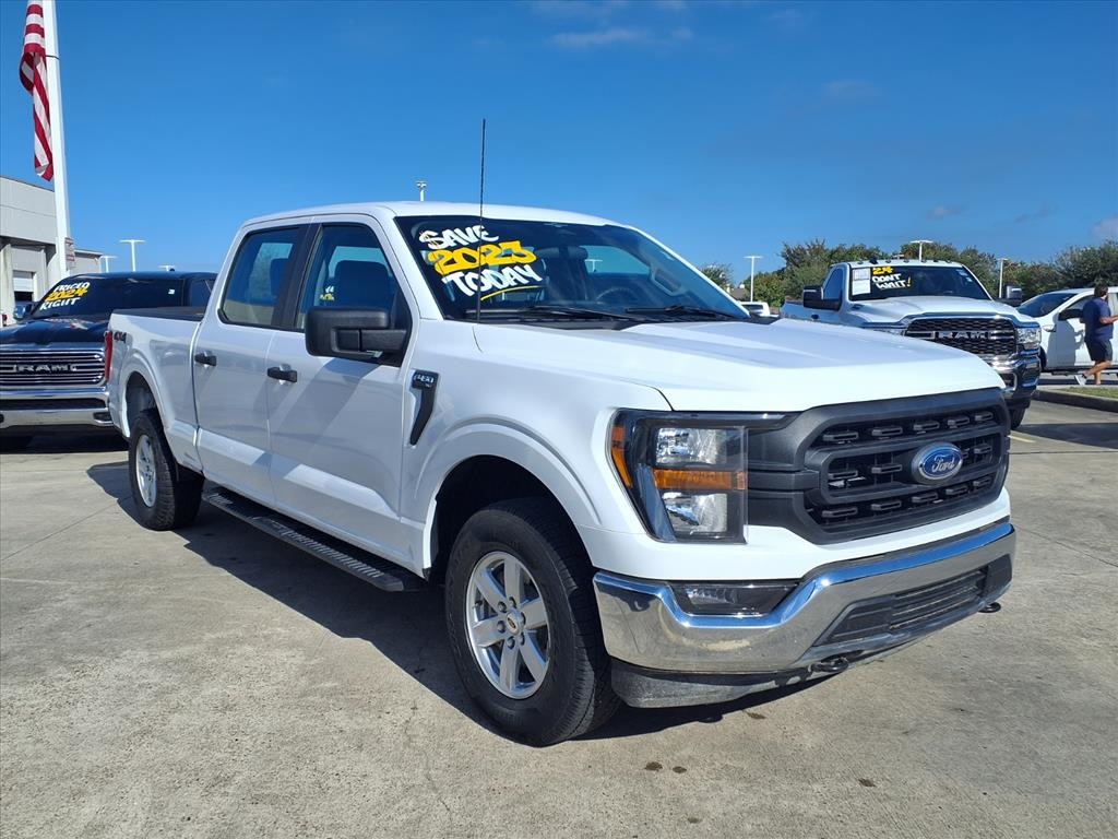 2023 Ford F-150 XL White at Texan Dodge Chrysler Jeep Ram
