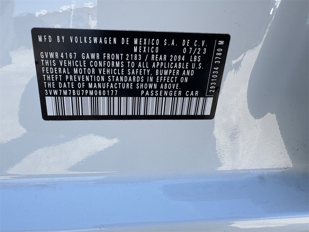 2023 Volkswagen Jetta 1.5T SE White at Parkway Family Mazda