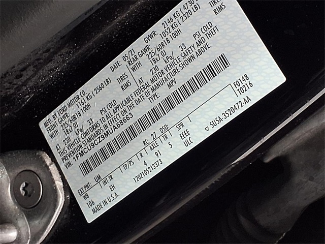 2021 Ford Escape Hybrid