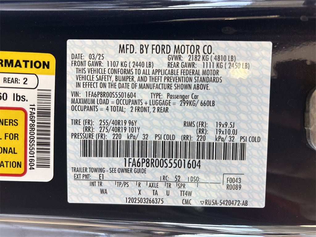 2025 Ford Mustang Dark Horse Blue at Legacy Ford