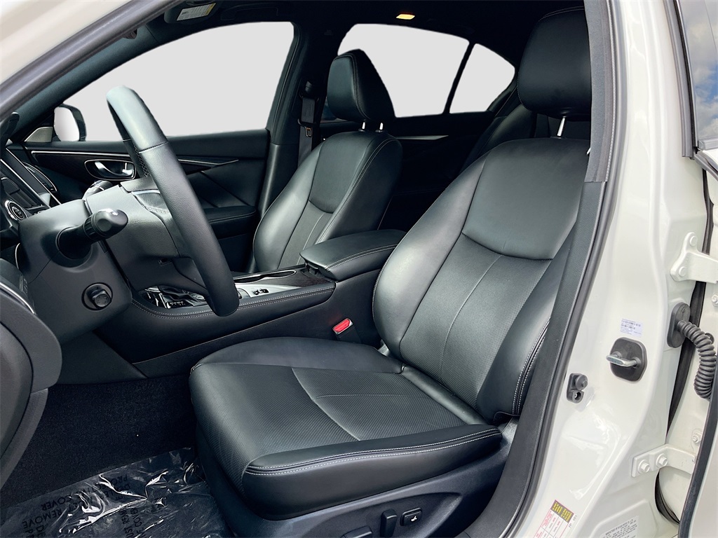 2024 INFINITI Q50 SENSORY White at AutoSavvy Houston Southwest