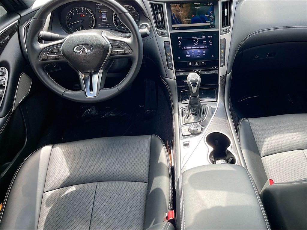 2024 INFINITI Q50 SENSORY White at AutoSavvy Houston Southwest