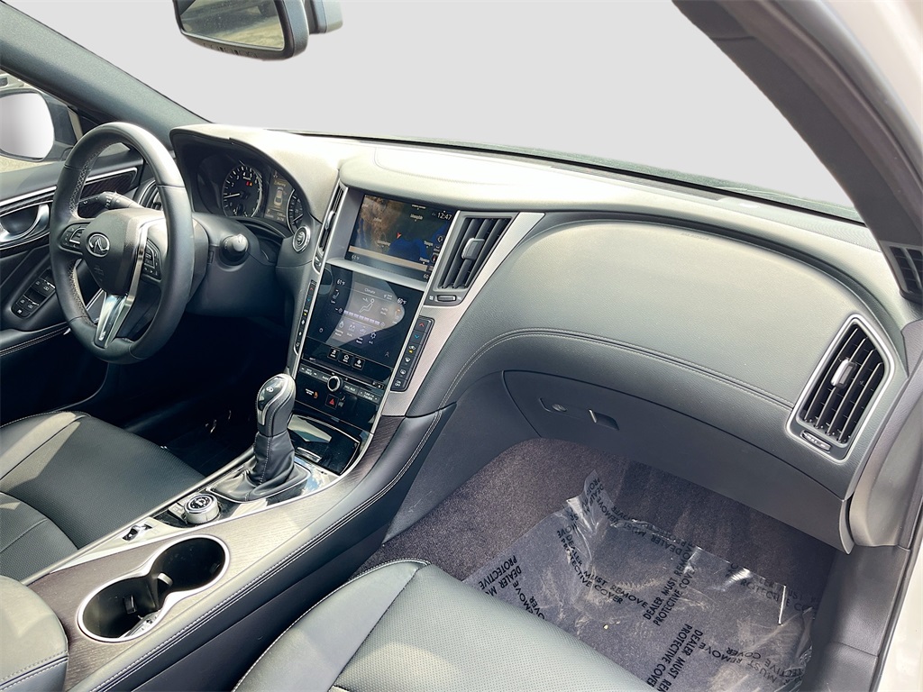 2024 INFINITI Q50 SENSORY White at AutoSavvy Houston Southwest