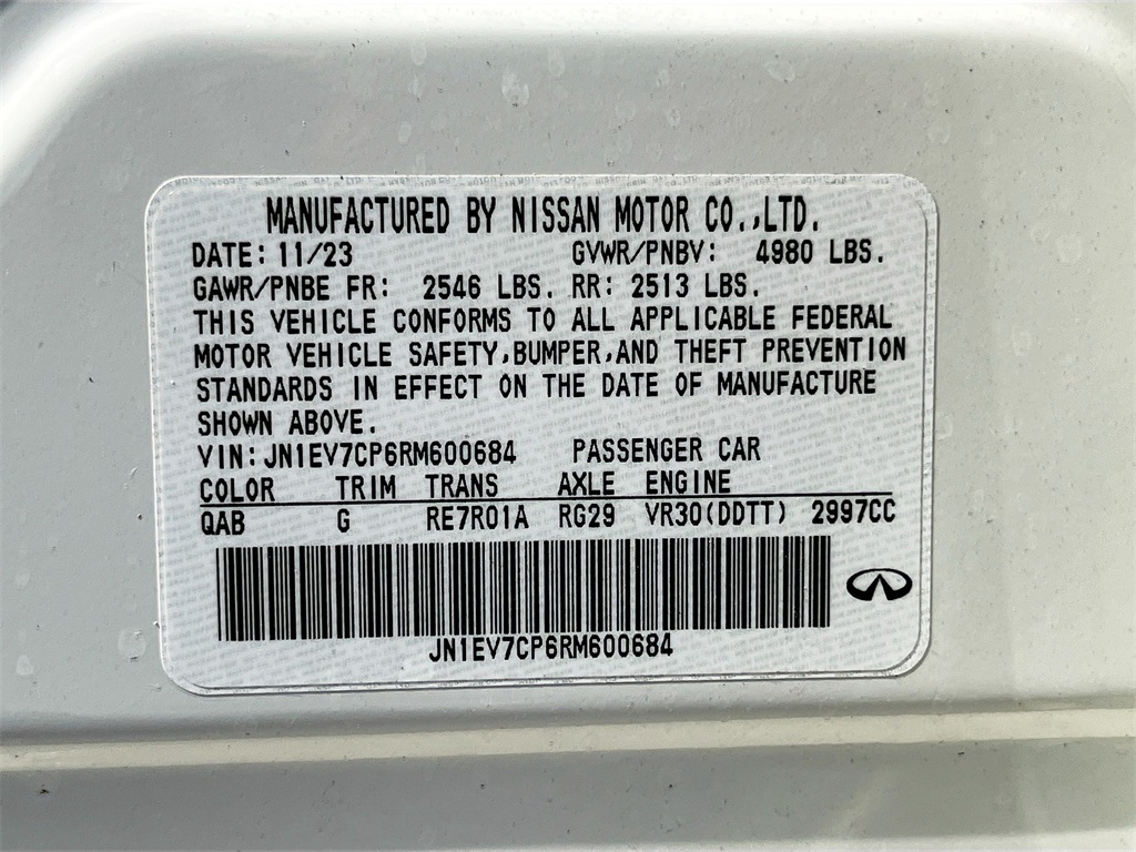 2024 INFINITI Q50 SENSORY White at AutoSavvy Houston Southwest