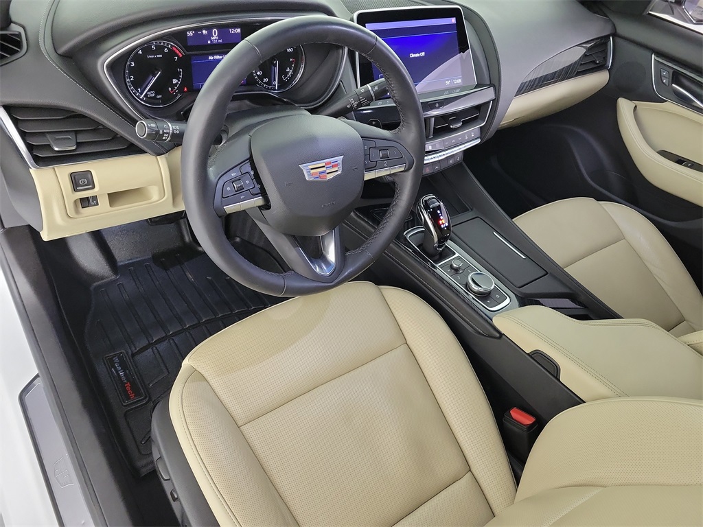 2022 Cadillac CT5 Premium Luxury White at AutoSavvy Houston Southwest