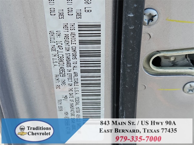 2019 Jeep Cherokee Latitude Silver at Durrett Motor Company