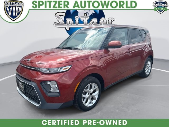 Mars Orange 2020 Kia Soul S FWD SUV / Crossover Front-Wheel Drive Continuously Variable Transmission