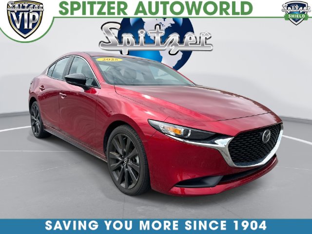 Red Crystal 2025 Mazda MAZDA3 Sedan Front-Wheel Drive 6-Speed Automatic
