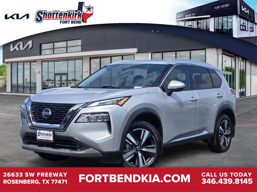 2021 Nissan Rogue SL Silver at Shottenkirk Kia Fort Bend