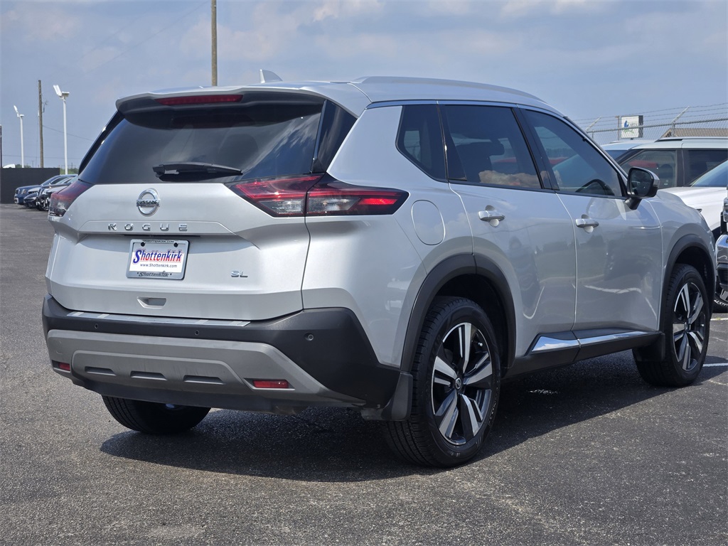 2021 Nissan Rogue SL Silver at Shottenkirk Kia Fort Bend