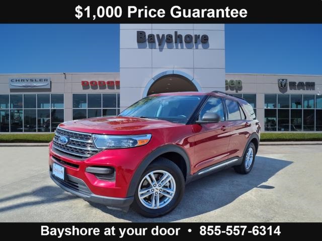 2021 Ford Explorer XLT Red at Durrett Motor Company
