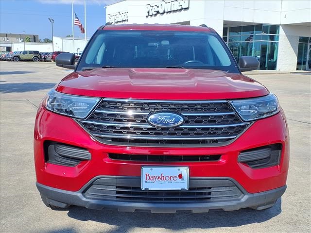 2021 Ford Explorer XLT Red at Durrett Motor Company